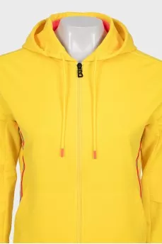 Tracksuit with bright inserts