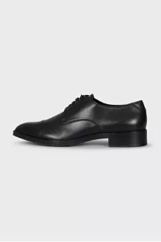 Black lace-up shoes