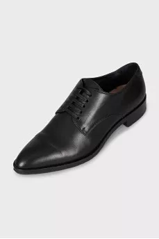 Black lace-up shoes