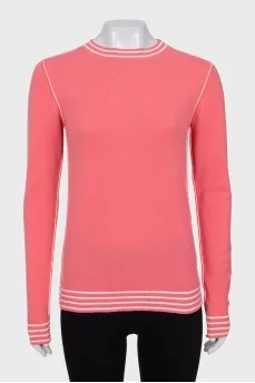 Straight pink jumper with tag