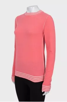 Straight pink jumper with tag