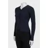 Cropped, fitted cardigan