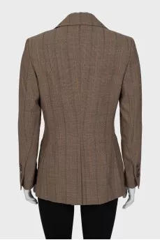 Brown striped jacket