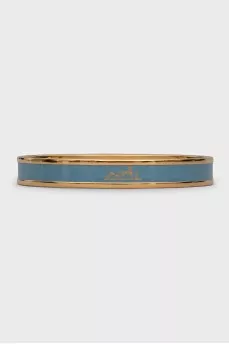 Gold plated bracelet with enamel