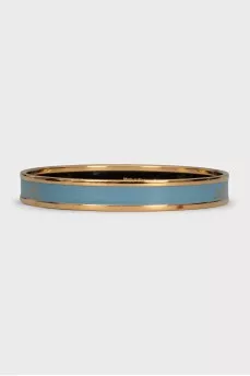 Gold plated bracelet with enamel