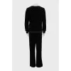 Black suit with sequins