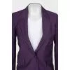 Purple fitted jacket