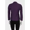 Purple fitted jacket