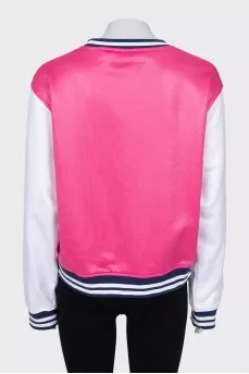 Sweatshirt decorated with sequin embroidery