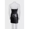 Black sequin mini dress with tag