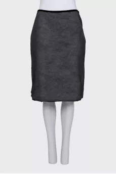 Silk skirt with tag