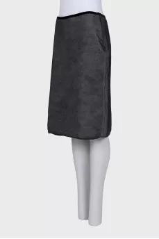 Silk skirt with tag