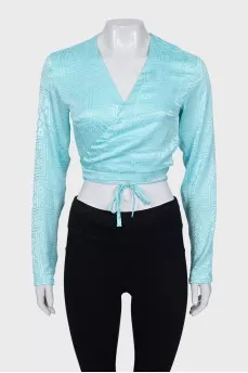 Wrap top with ties
