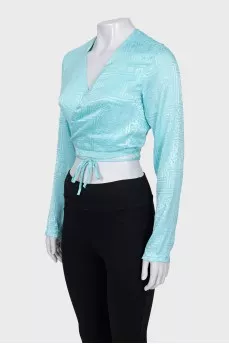 Wrap top with ties