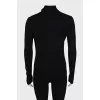Black pullover with a collar