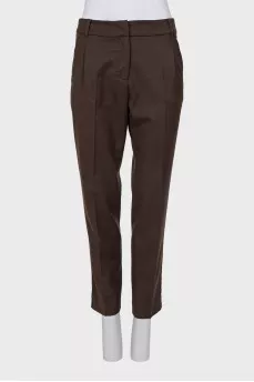 Classic brown trousers