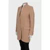 Beige button-down coat