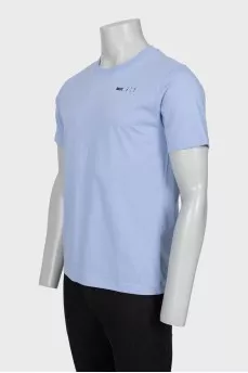 Men's blue t-shirt with tag