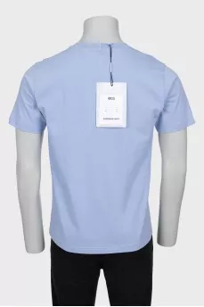 Men's blue t-shirt with tag