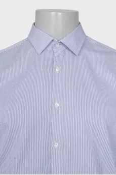 Men's white striped shirt