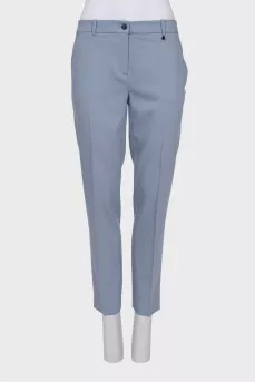 Light blue tapered trousers