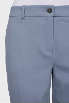 Light blue tapered trousers