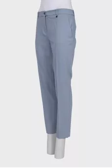 Light blue tapered trousers