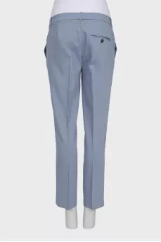 Light blue tapered trousers