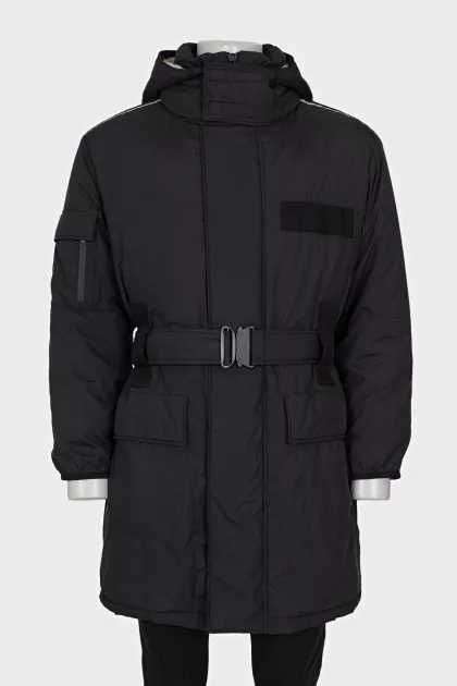Men's long down jacket