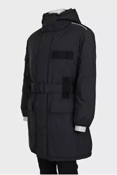 Men's long down jacket