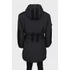 Men's long down jacket