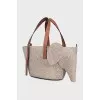 Elephant-shaped textile bag