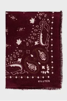 Cashmere scarf with tag