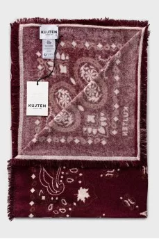 Cashmere scarf with tag