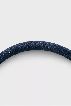 Blue choker with crystals