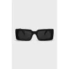 Rectangular frame sunglasses with logo