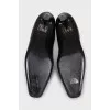 Ботильоны из кожи на каблуке kitten heel