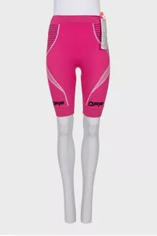 Pink cycling shorts