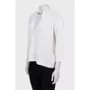 Cashmere pullover with gold decor