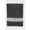 Men's gray scarf