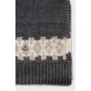 Men's gray scarf