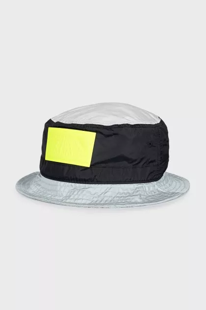 Men's tricolor panama hat