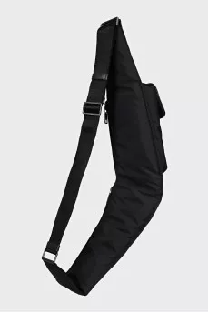 Men's textile shoulder bag
