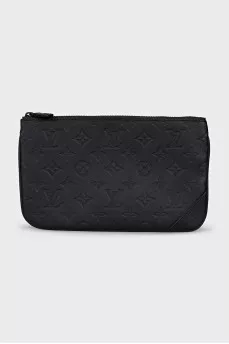 Men's Trio Messenger Leather Bag