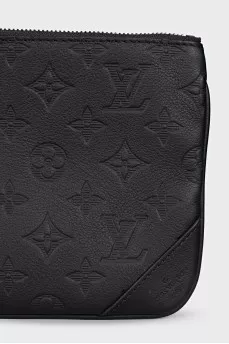 Men's Trio Messenger Leather Bag