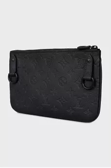 Men's Trio Messenger Leather Bag