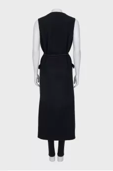 Long wrap vest