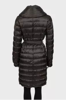 Khaki wrap coat
