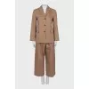 Beige pantsuit