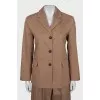 Beige pantsuit